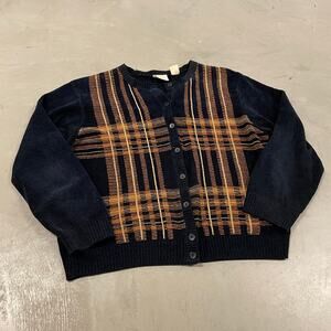 90s boxy patterned sweater